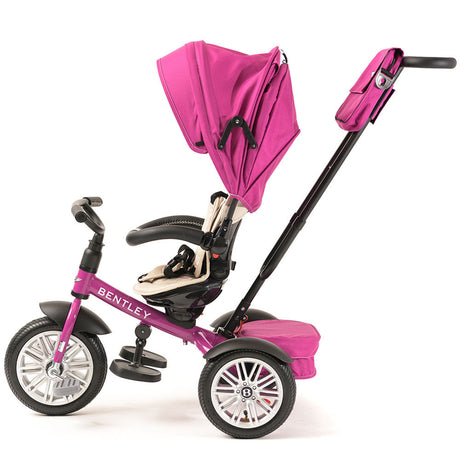 Bentley 6-in-1 Push Along Trike / Bike - Fushia Pink