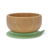 Bamboo Panda Weaning Set with Spoon, Bib & Bowl