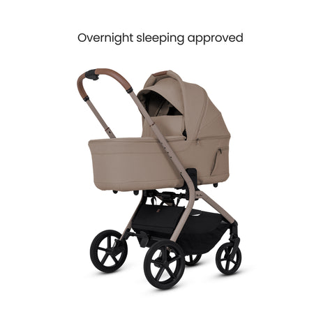 Silver Cross Breez Ultimate Travel System with Glide Plus 360 and ISOFIX Base - Champagne