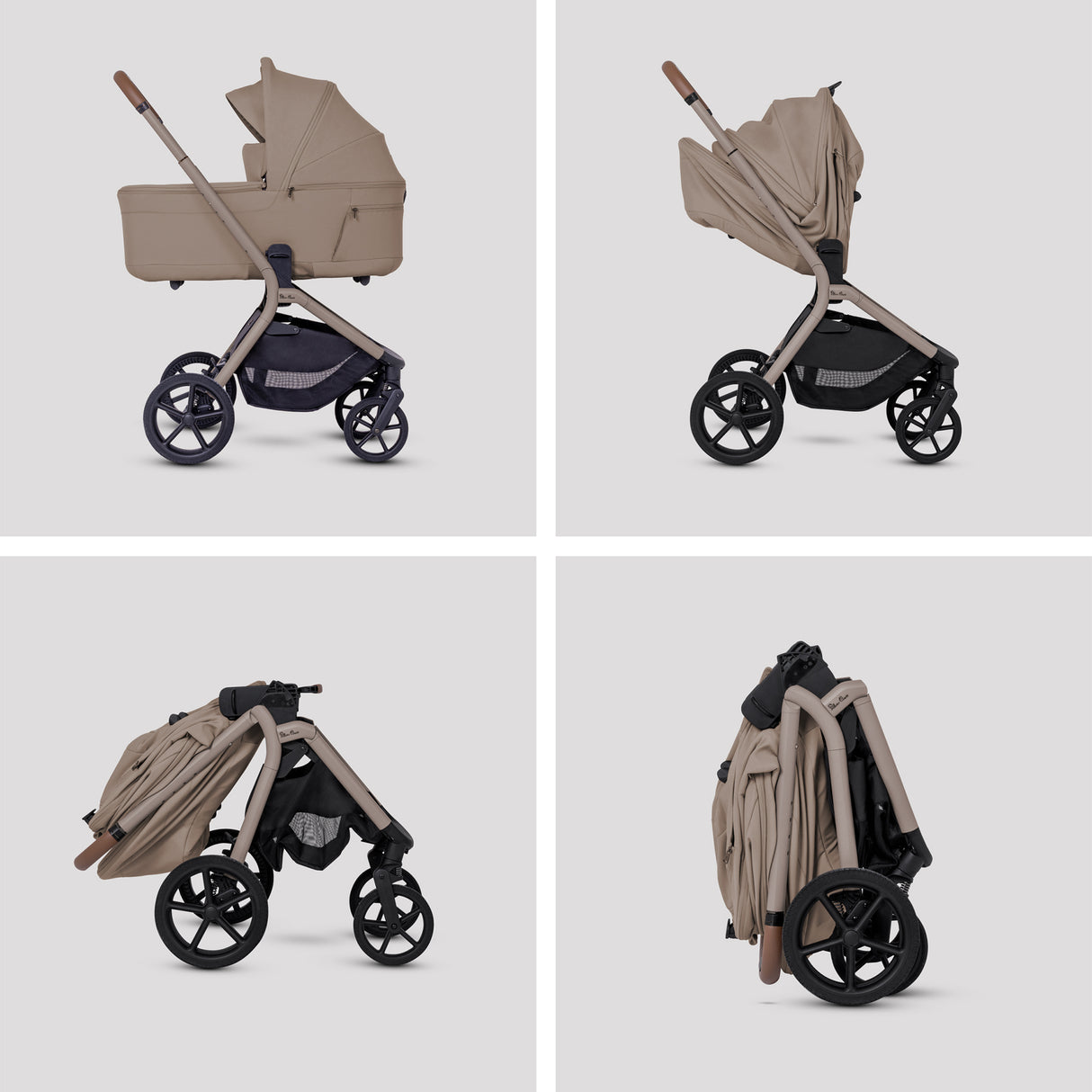 Silver Cross Breez Pushchair Bundle with Accessories - Champagne