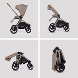 Silver Cross Breez Pushchair Bundle with Accessories - Champagne