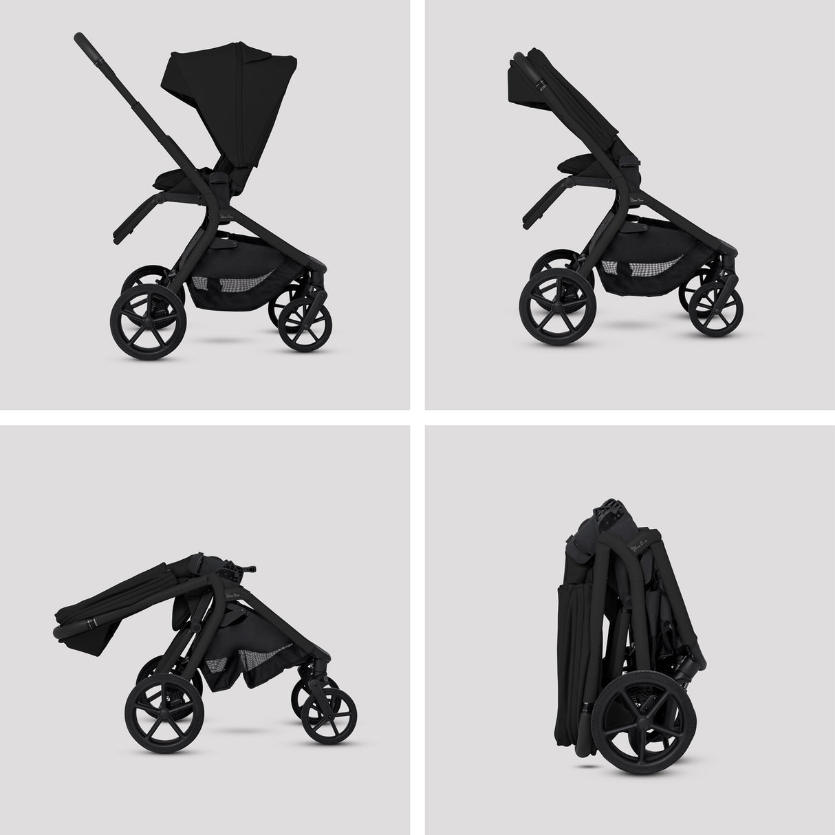 Silver Cross Breez Ultimate Travel System with Glide Plus 360 and ISOFIX Base - Onyx
