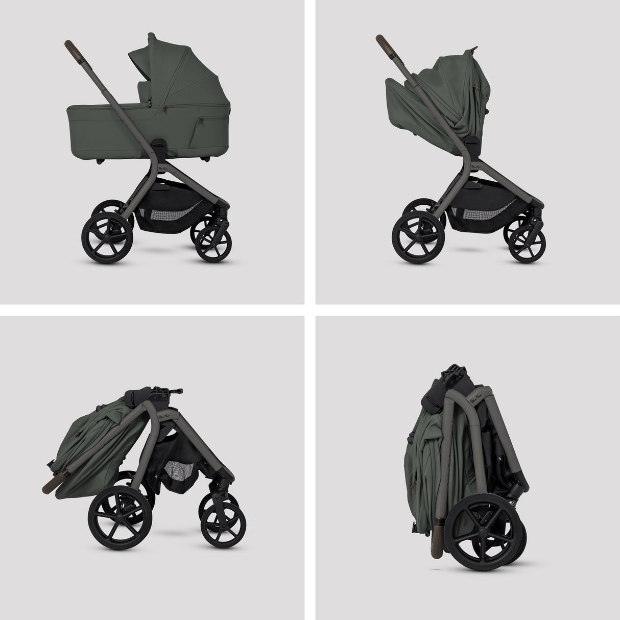 Silver Cross Breez Pushchair Bundle with Accessories - Pewter