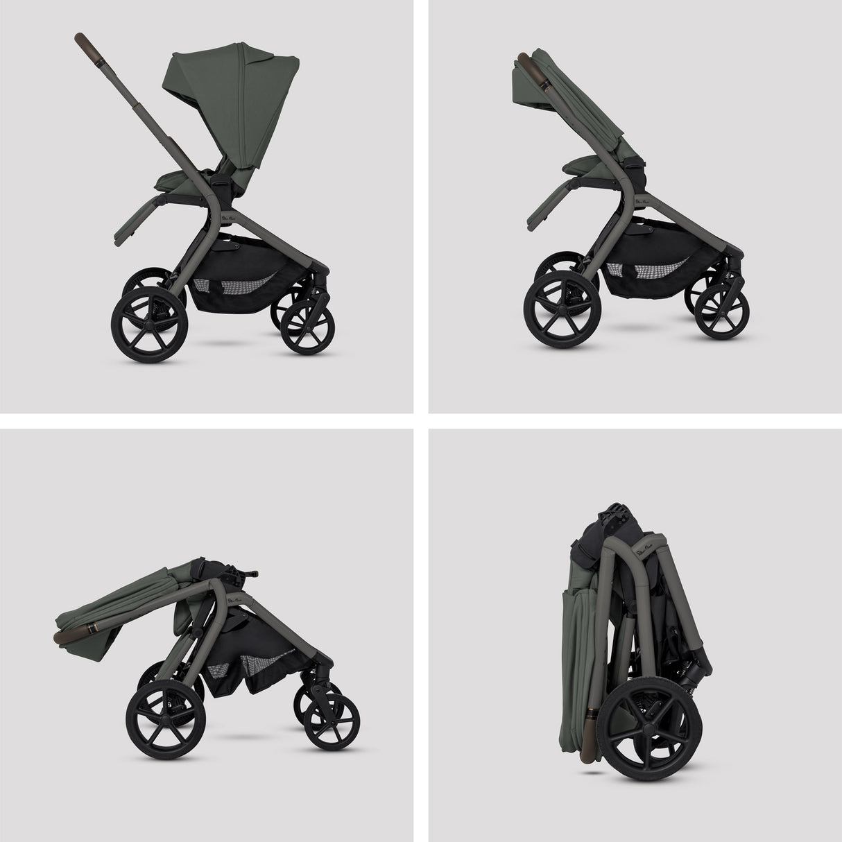 Silver Cross Breez Pushchair Bundle with Accessories - Pewter