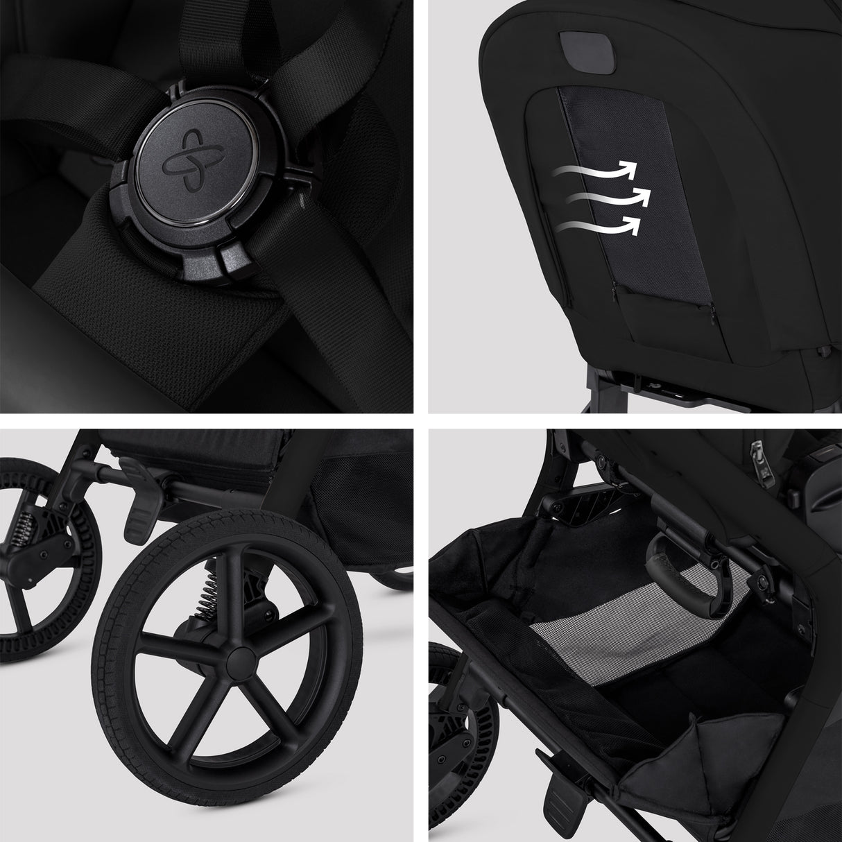 Silver Cross Breez Pushchair - Onyx