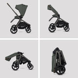 Silver Cross Breez Ultimate Travel System with Glide Plus 360 and ISOFIX Base - Pewter