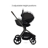 Silver Cross Breez Ultimate Travel System with Glide Plus 360 and ISOFIX Base - Pewter