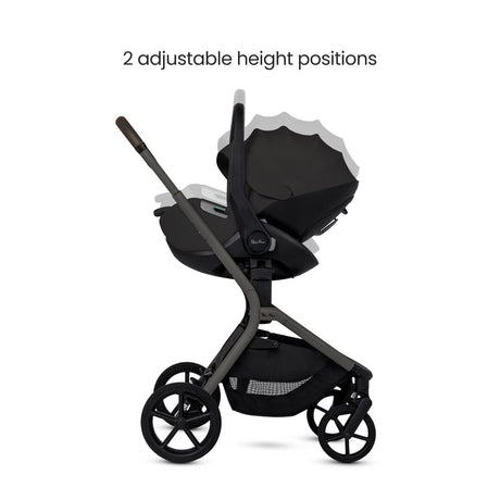 Silver Cross Breez Ultimate Travel System with Glide Plus 360 and ISOFIX Base - Onyx