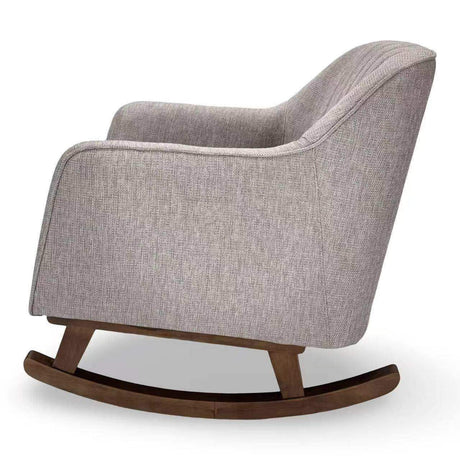 Venture Bristam Nursery Rocking Chair - Grey & Walnut