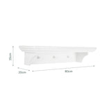 CuddleCo Beaumont Shelf - White