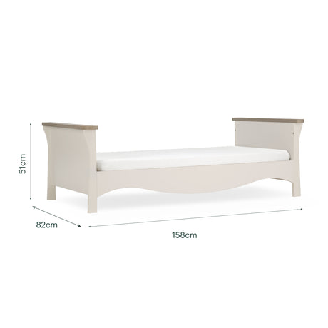 CuddleCo Clara Toddler Bed - Cashmere & Ash