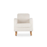Cuddle Co Etta Faux Fur Nursing Chair - Cream