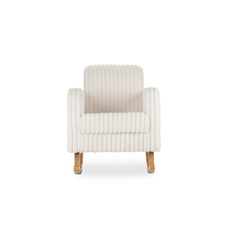 Cuddle Co Etta Faux Fur Nursing Chair - Cream
