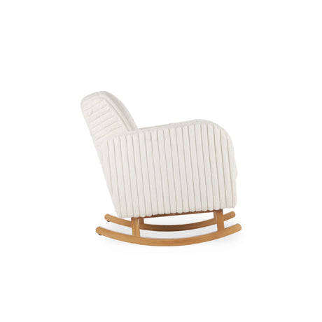 Cuddle Co Etta Faux Fur Nursing Chair - Cream