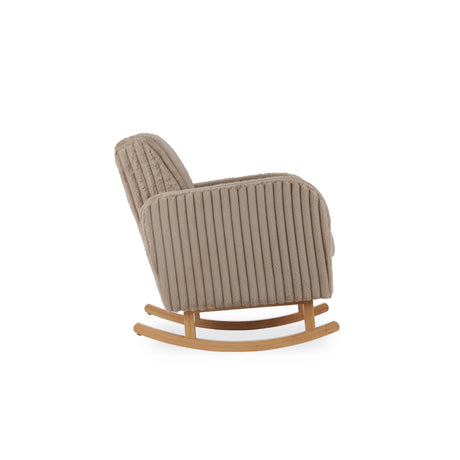 Cuddle Co Etta Faux Fur Nursing Chair - Mink