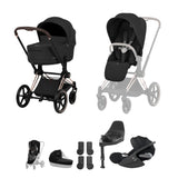Cybex Priam 2026 Ultimate Bundle with Cloud T & ISOFIX Base - Rose Gold / Sepia Black