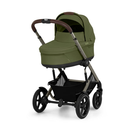 Cybex Talos S Lux Carrycot Travel System with Cloud T Car Seat & ISOFIX Base - Moss Green