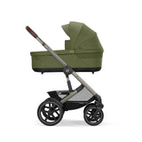 Cybex Talos S Lux Carrycot Travel System with Cloud T Car Seat & ISOFIX Base - Moss Green