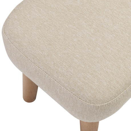 Babymore Callie Nursing Chair with Foot Stool - Oatmeal