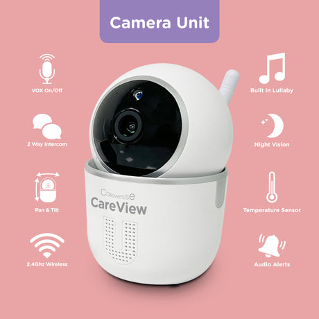 Callowesse CareView 2.8" Digital Video Baby Monitor Twin Camera Bundle