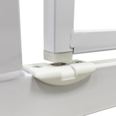 Callowesse Narrow Baby & Toddler Pressure Fit Door & Stair Safety Gate | 67-75cm x H79cm - White