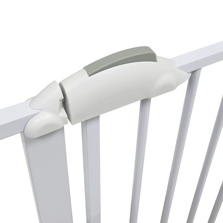 Callowesse Narrow Baby & Toddler Pressure Fit Door & Stair Safety Gate | 67-75cm x H79cm - White