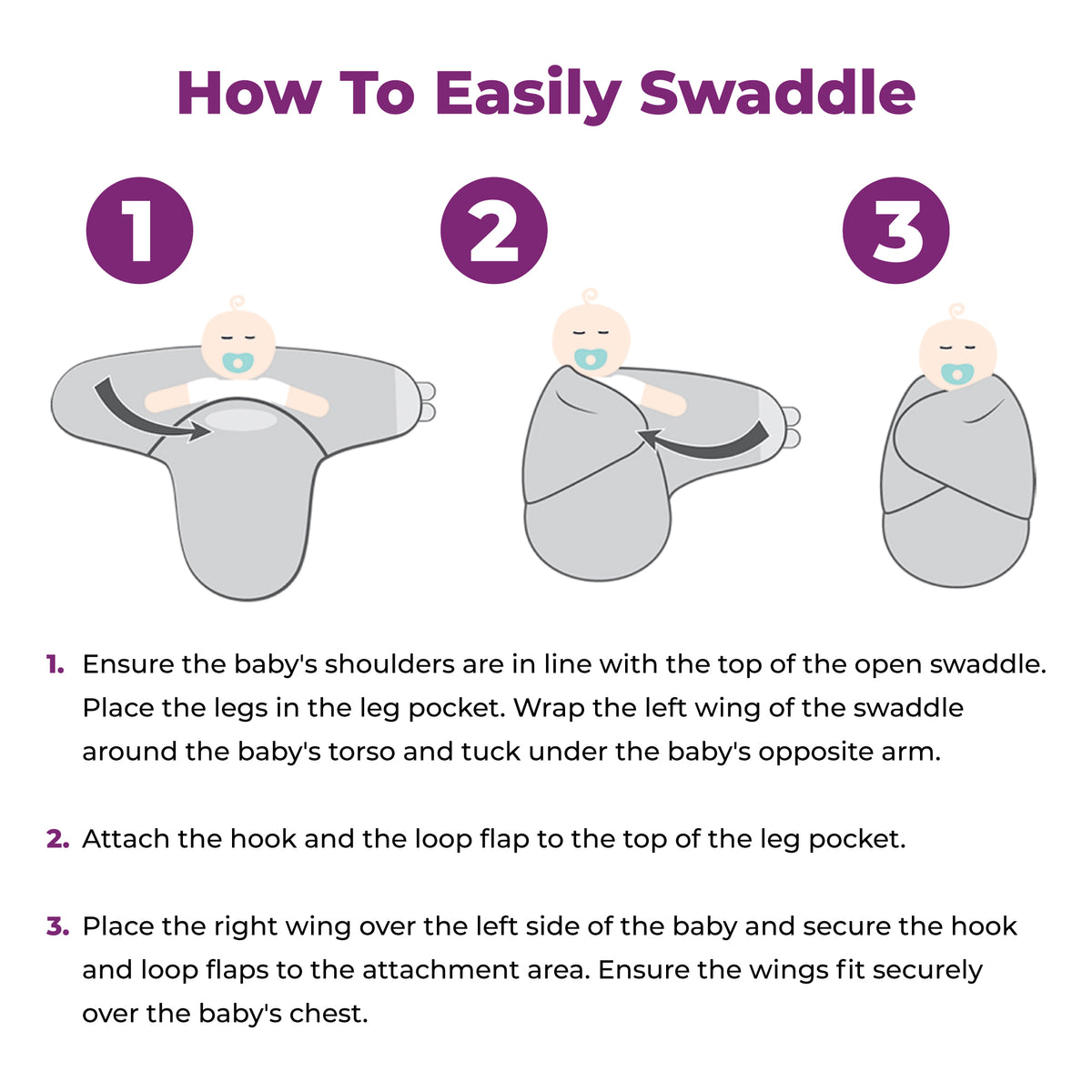 Callowesse Newborn Baby Swaddle 0-3 Months 0.5 TOG - Bunny Dreams