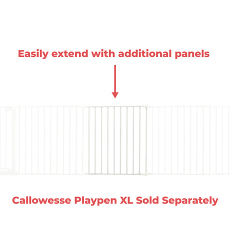Callowesse XL Hexagonal Playpen 67.5cm Additional Panel - White