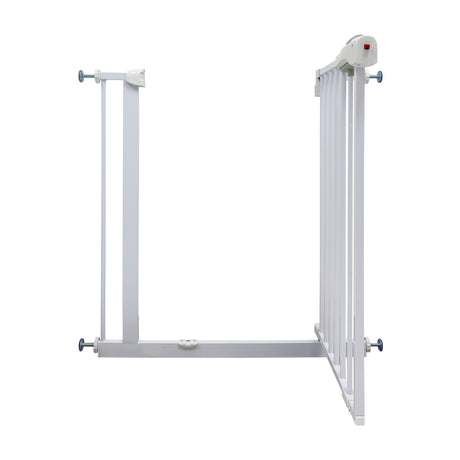 Callowesse Shiba Easy Close Baby & Toddler Pressure Fit Door & Stair Safety Gate | 75-85cm x H78cm - White