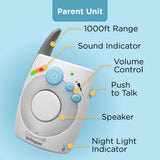 Callowesse Whisper Digital Audio Baby Monitor with DECT