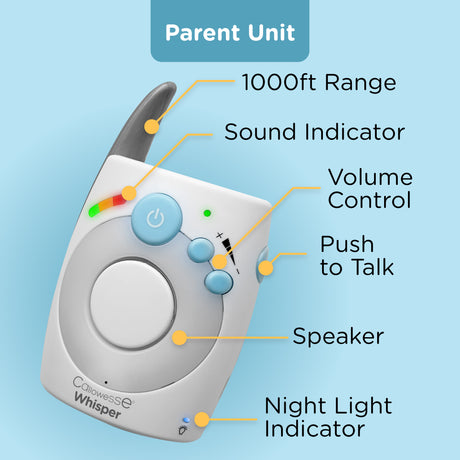 Callowesse Whisper Digital Audio Baby Monitor with DECT