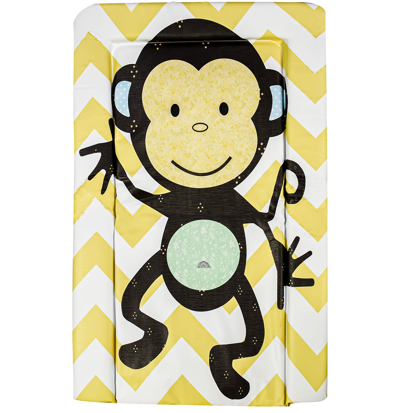 Soft Foam Changing Mat Monkey Chevron