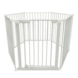 Callowesse XL Extendable Hexagonal Playpen, Fireguard and Room Divider - White