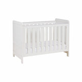Babymore Caro Mini Cot Bed - White Wash