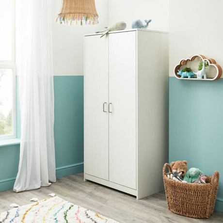 Babymore Caro Wardrobe - White Wash