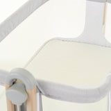 Obaby Cloud Bedside Crib - Grey