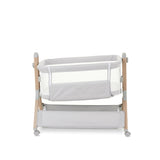 Obaby Cloud Bedside Crib - Grey