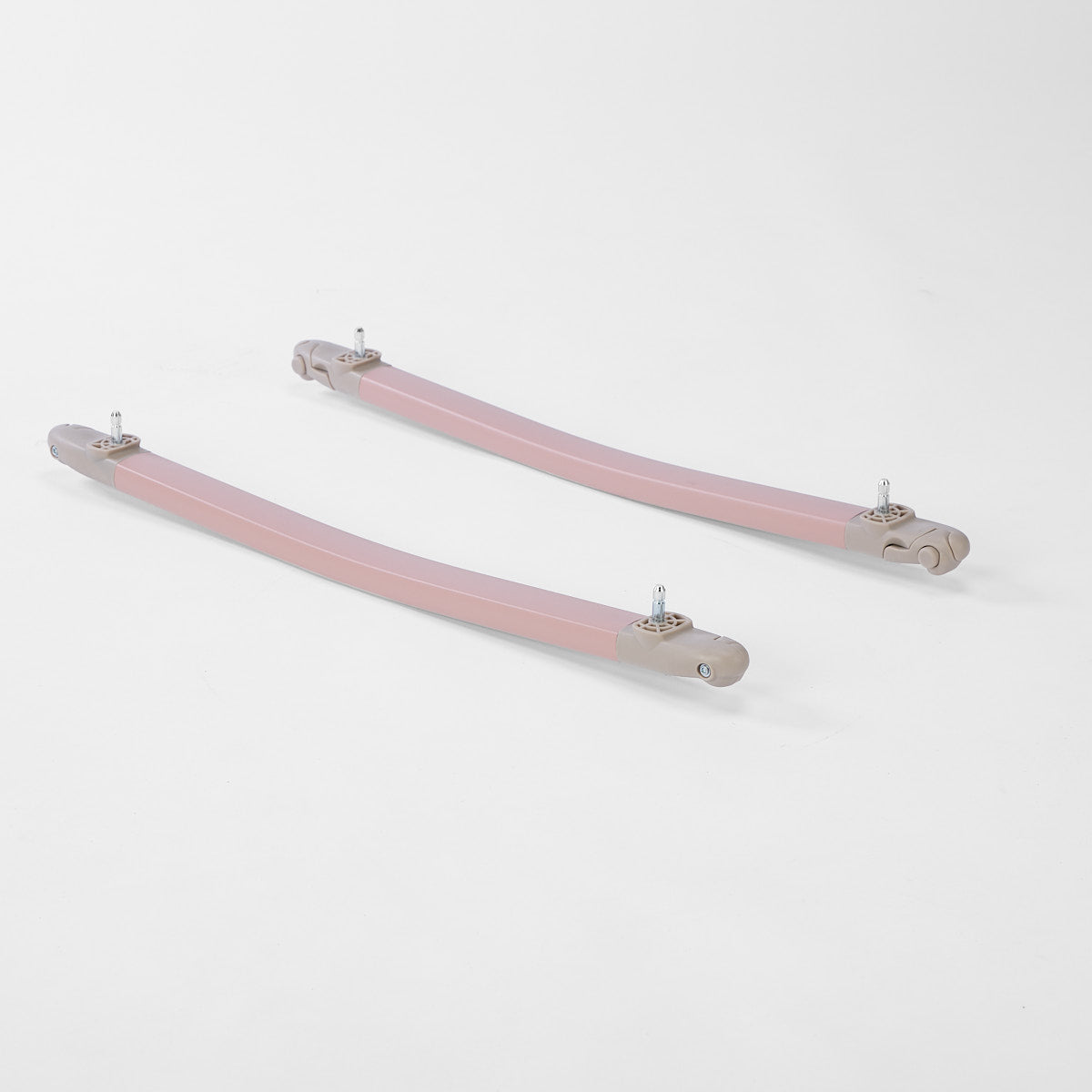 Tutti Bambini Cozee Air 2 Bedside Crib - Drifted Oak & Blush
