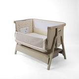 Tutti BambiniCozee Air 2 Bedside Crib - Soft Walnut & Cocoa