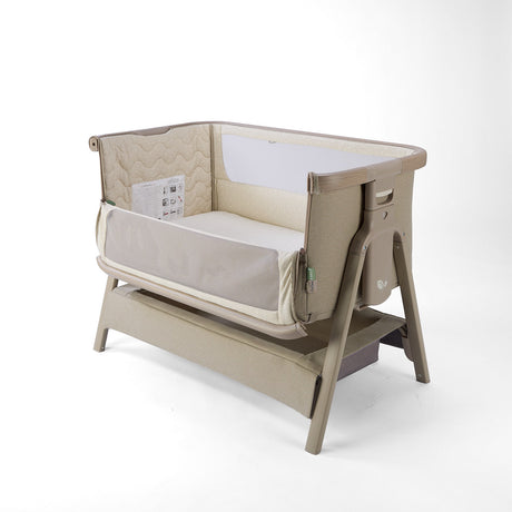 Tutti BambiniCozee Air 2 Bedside Crib - Soft Walnut & Cocoa