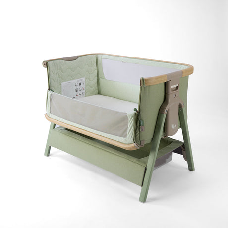 Tutti BambiniCozee Air 2 Bedside Crib - Drifted Oak & Eucalyptus