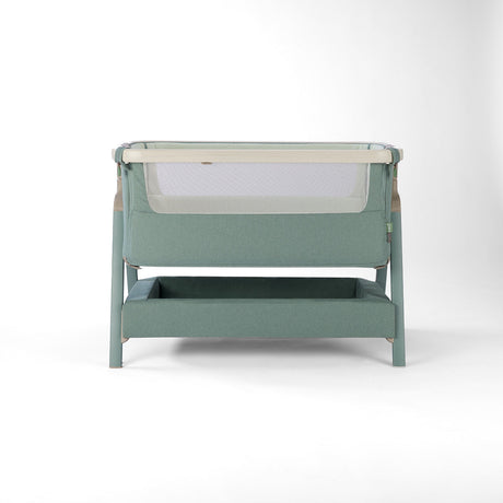 Tutti BambiniCozee Air 2 Bedside Crib - Whitewash & Kelp