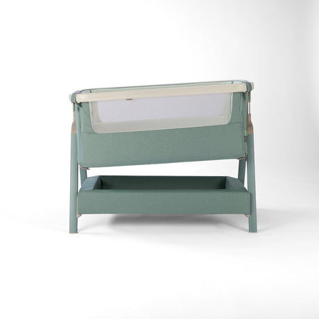 Tutti BambiniCozee Air 2 Bedside Crib - Whitewash & Kelp