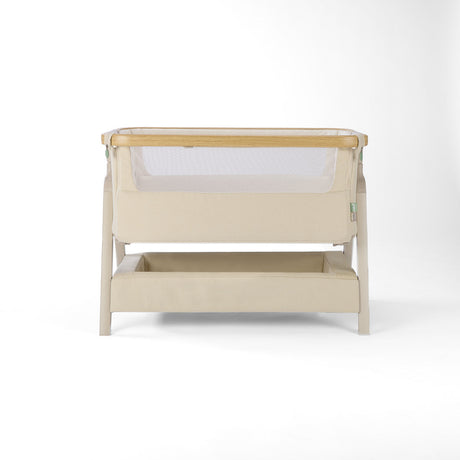 Tutti BambiniCozee Air 2 Bedside Crib - Toasted Oak & Sand