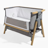 Tutti Bambini Cozee Bedside Crib - Oak & Charcoal