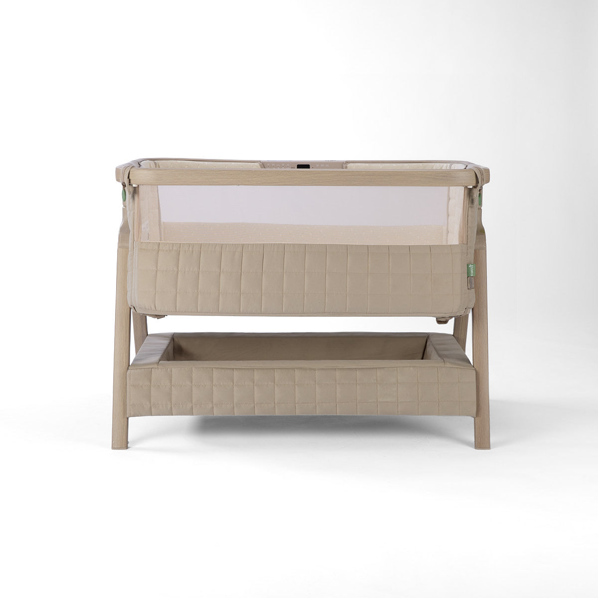 Tutti Bambini Cozee Sense Bedside Crib - Soft Walnut & Cocoa