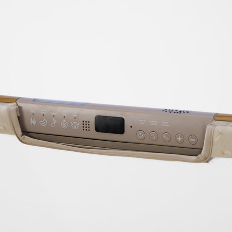 Tutti Bambini Cozee Sense Bedside Crib - Drifted Oak & Eucalyptus