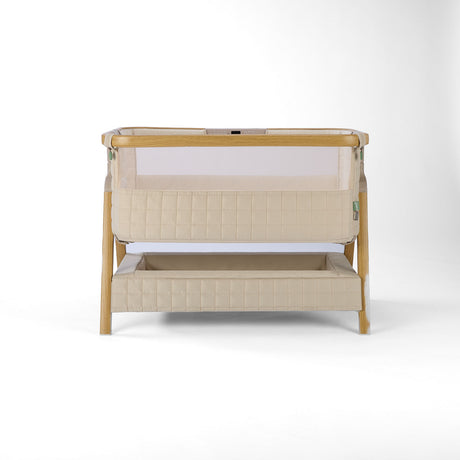 Tutti Bambini Cozee Sense Bedside Crib - Toasted Oak & Sand