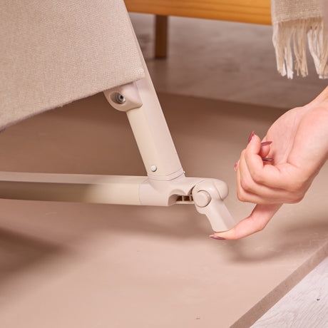 Tutti BambiniCozee Air 2 Bedside Crib - Soft Walnut & Cocoa