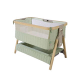 Tutti Bambini Cozee Sense Bedside Crib - Drifted Oak & Eucalyptus